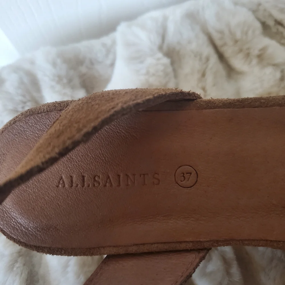 All Saints Yuki Suede Flatforms